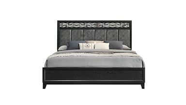 Obsidian Black 4 Pc Bedroom Set by New Classic