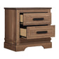 Coventry Hall Pecan 2 Drawer Nightstand B1828-040