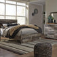 Derekson Butcher Block 4 Pc Bedroom Set