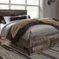Derekson Butcher Block 4 Pc Bedroom Set