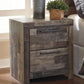 Derekson Butcher Block 4 Pc Bedroom Set