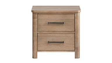 Anika 2 Drawer Nightstand Natural