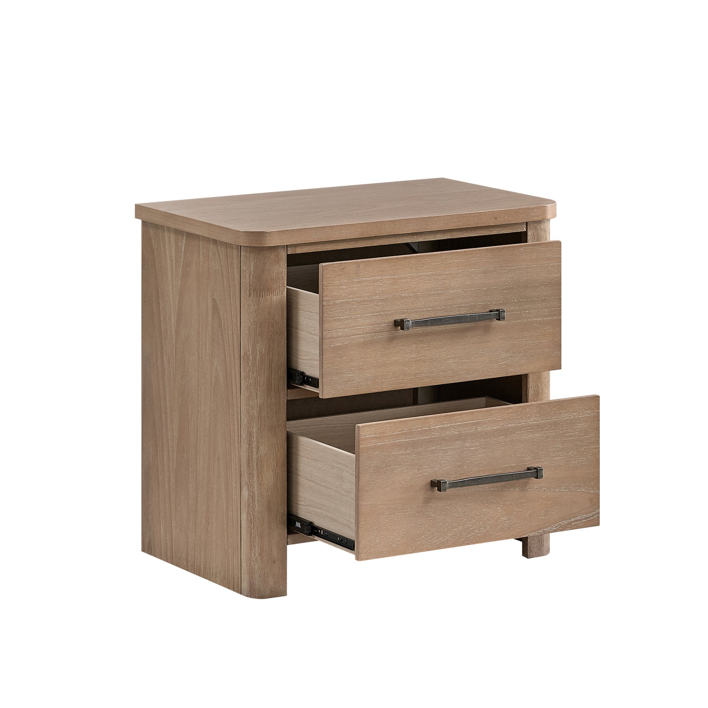 Anika 2 Drawer Nightstand Natural