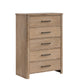 Anika 5 Drawer Chest Natural