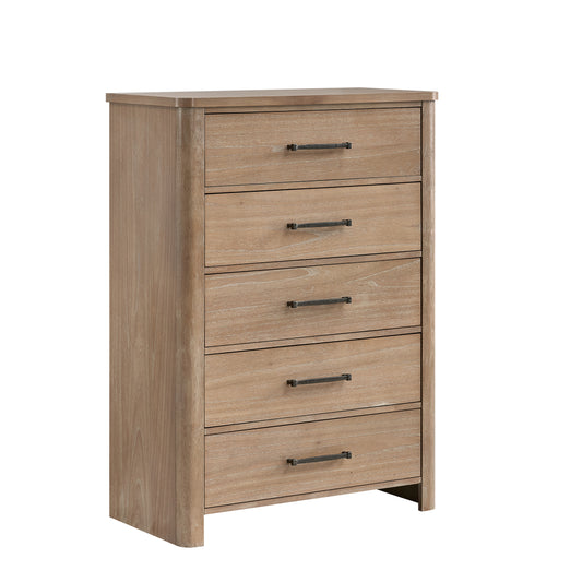 Anika 5 Drawer Chest Natural