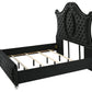 Cameo 4 Pc Upolstered Bedroom Set - Black or Gray