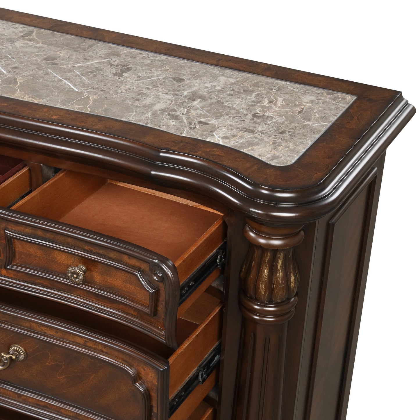 Bella Notte Mahogany 4 Pc King Bedroom Set
