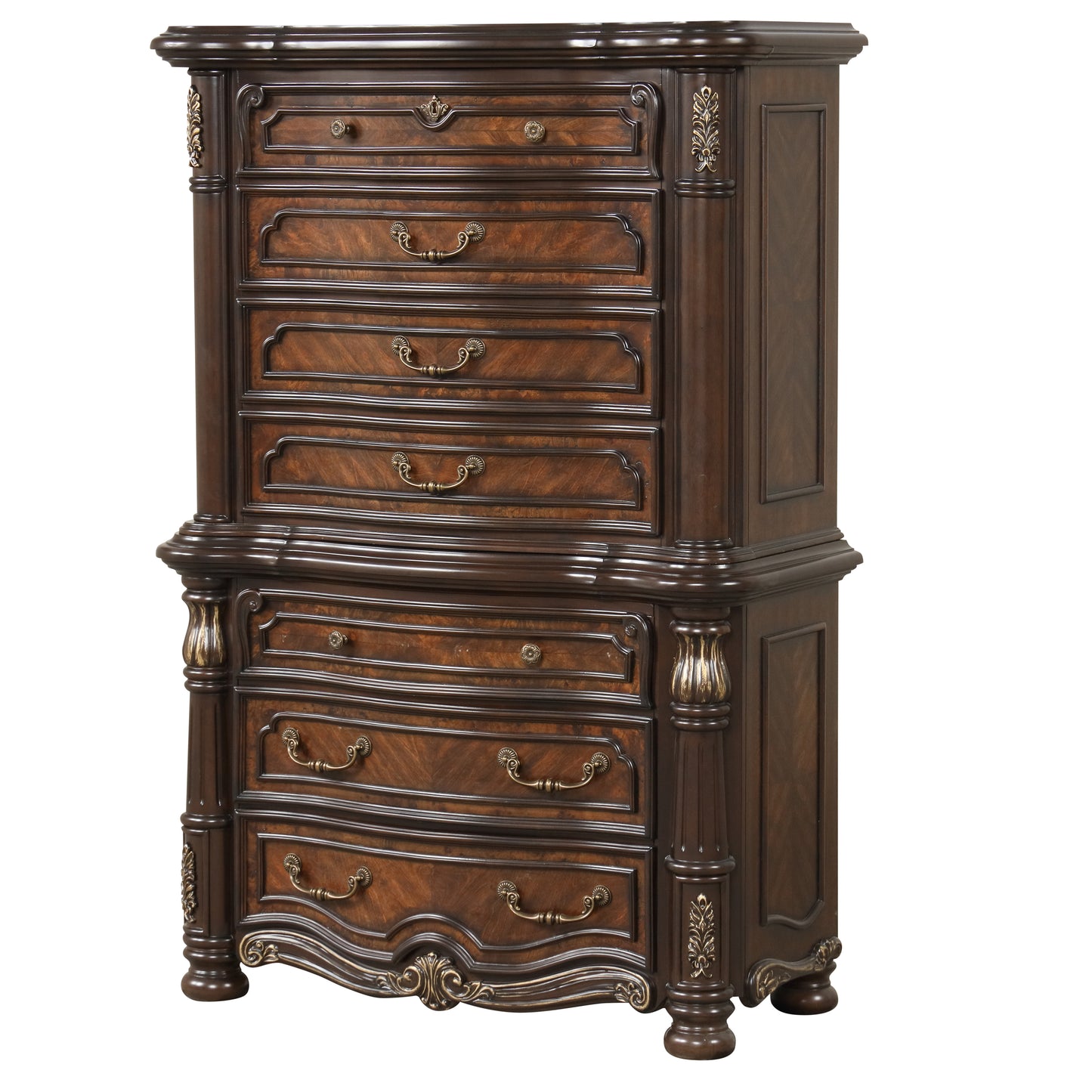 Bella Notte Mahogany 7 Drawer Bachelor's Chest