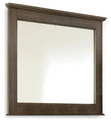 Juararo 4 Pc Rustic Dark Brown Bedroom Set