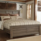 Juararo 4 Pc Rustic Dark Brown Bedroom Set