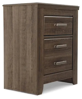 Juararo 4 Pc Rustic Dark Brown Bedroom Set