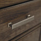 Juararo 4 Pc Rustic Dark Brown Bedroom Set