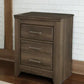 Juararo 4 Pc Rustic Dark Brown Bedroom Set