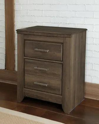 Juararo 4 Pc Rustic Dark Brown Bedroom Set