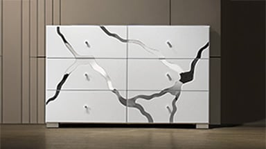 Marquis White 4 Pc King Bedroom Collection