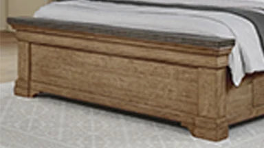 Augusta Rustic Brown 4 Pc King Bedroom Set