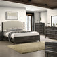 Ethel King Dark Brown 4 Pc Bedroom Set