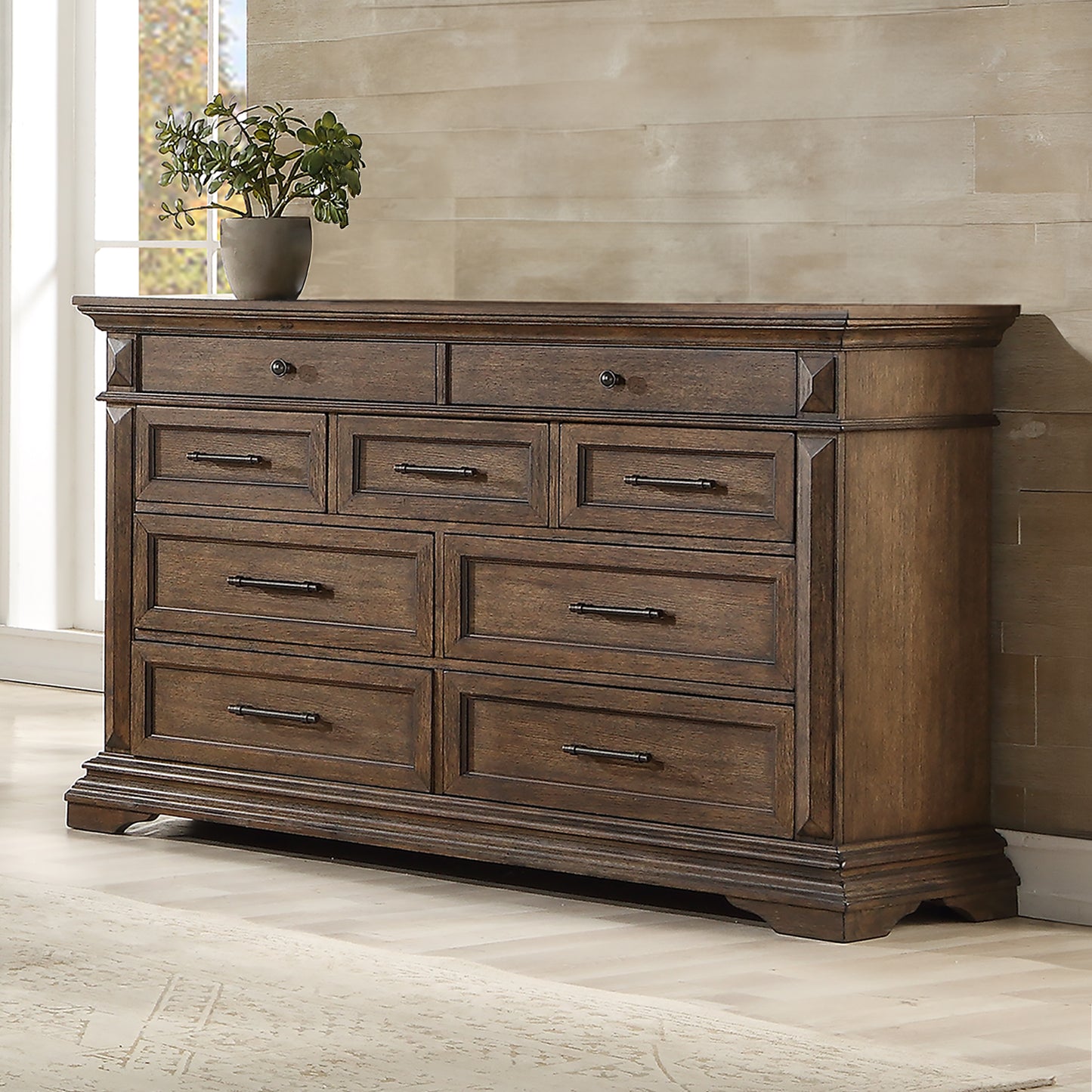 Mar Vista Walnut 4 Pc Bedroom Collection