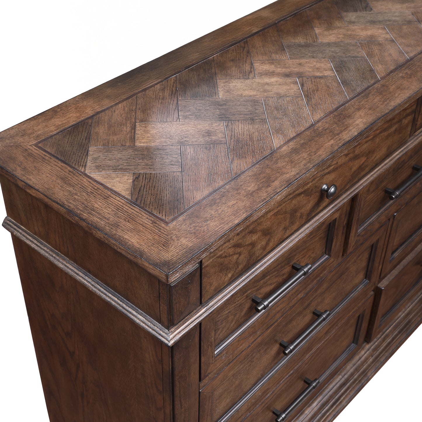 Mar Vista King 4 Pc Brown Bedroom Set
