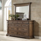 Mar Vista King 4 Pc Brown Bedroom Set