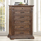 Mar Vista 5 Drawer Walnut Chest