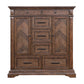 Mar Vista 7 Drawer Walnut Door Chest
