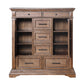 Mar Vista 7 Drawer Walnut Door Chest