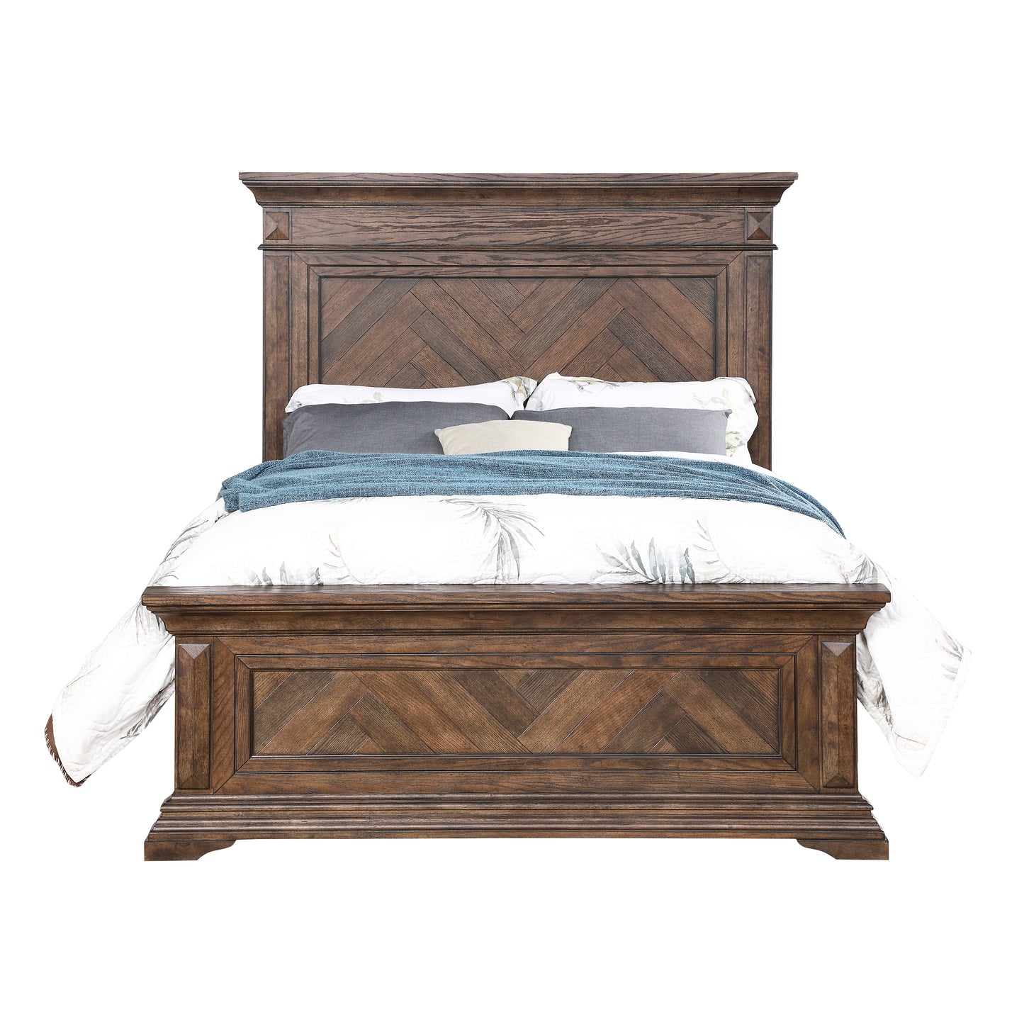 Mar Vista King 4 Pc Brown Bedroom Set