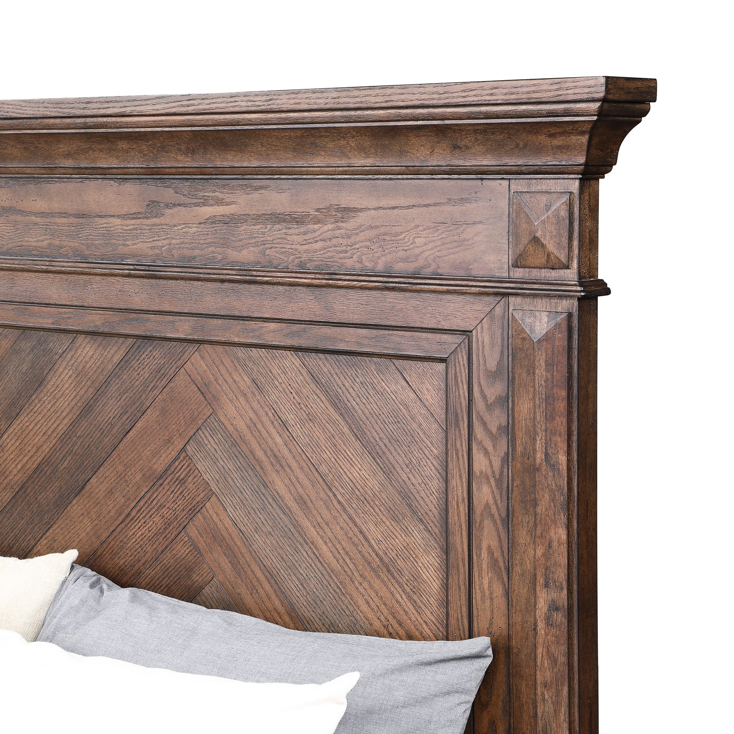 Mar Vista King 4 Pc Brown Bedroom Set