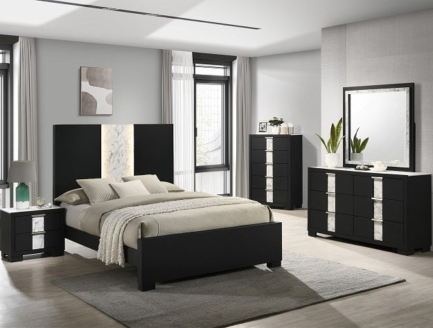 Rangley B6830 Two-Tone Bedroom Set - 4 Pc