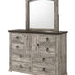 Ella-Mae 4 Pc Grey Rustic Bedroom Collection