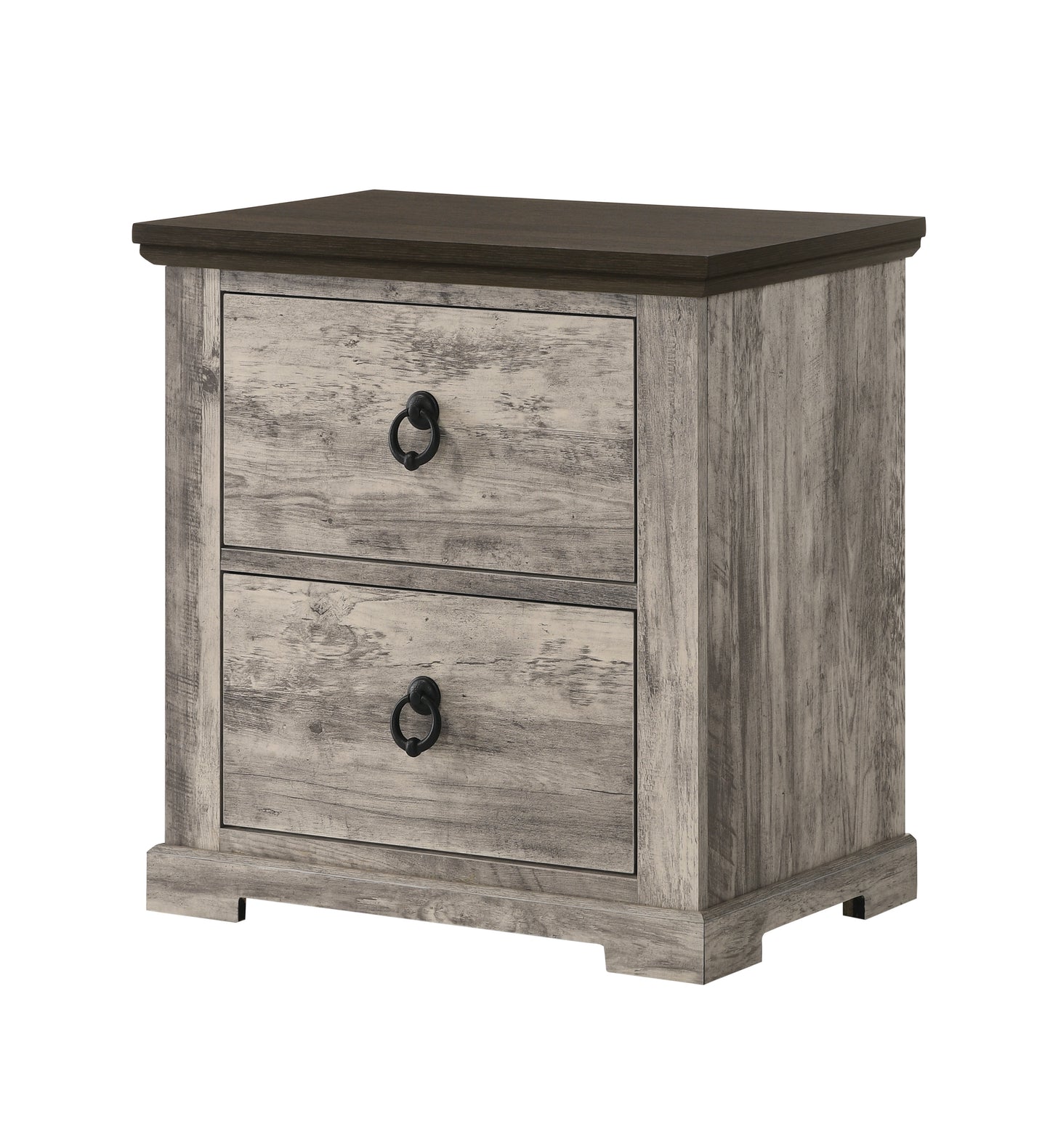 Ella-Mae 4 Pc Grey Rustic Bedroom Collection