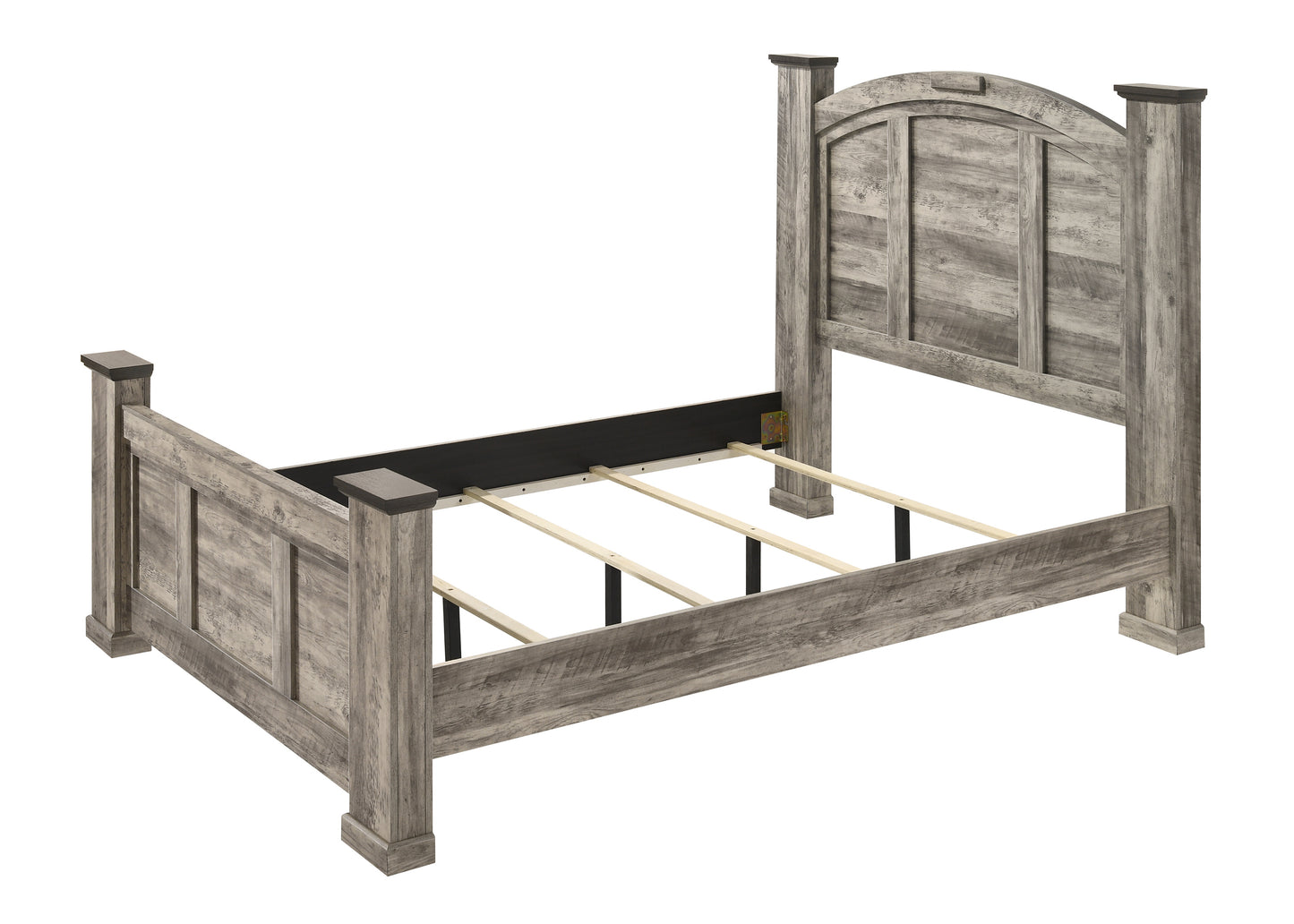Ella-Mae 4 Pc Grey Rustic Bedroom Collection