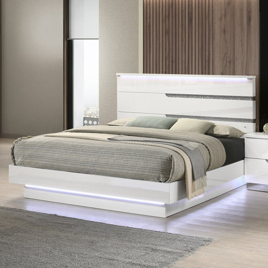 Paradox 4 Pc LED Bedroom Set by New Classic