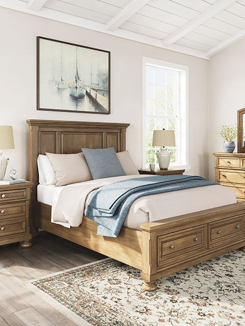 Vandenmore 4 Pc Brown Sleigh Bed Collection