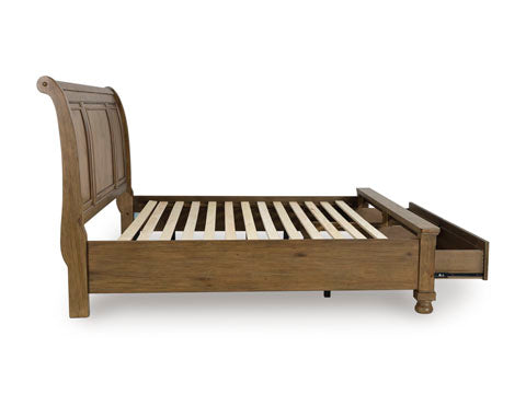 Vandenmore 4 Pc Brown Sleigh Bed Collection