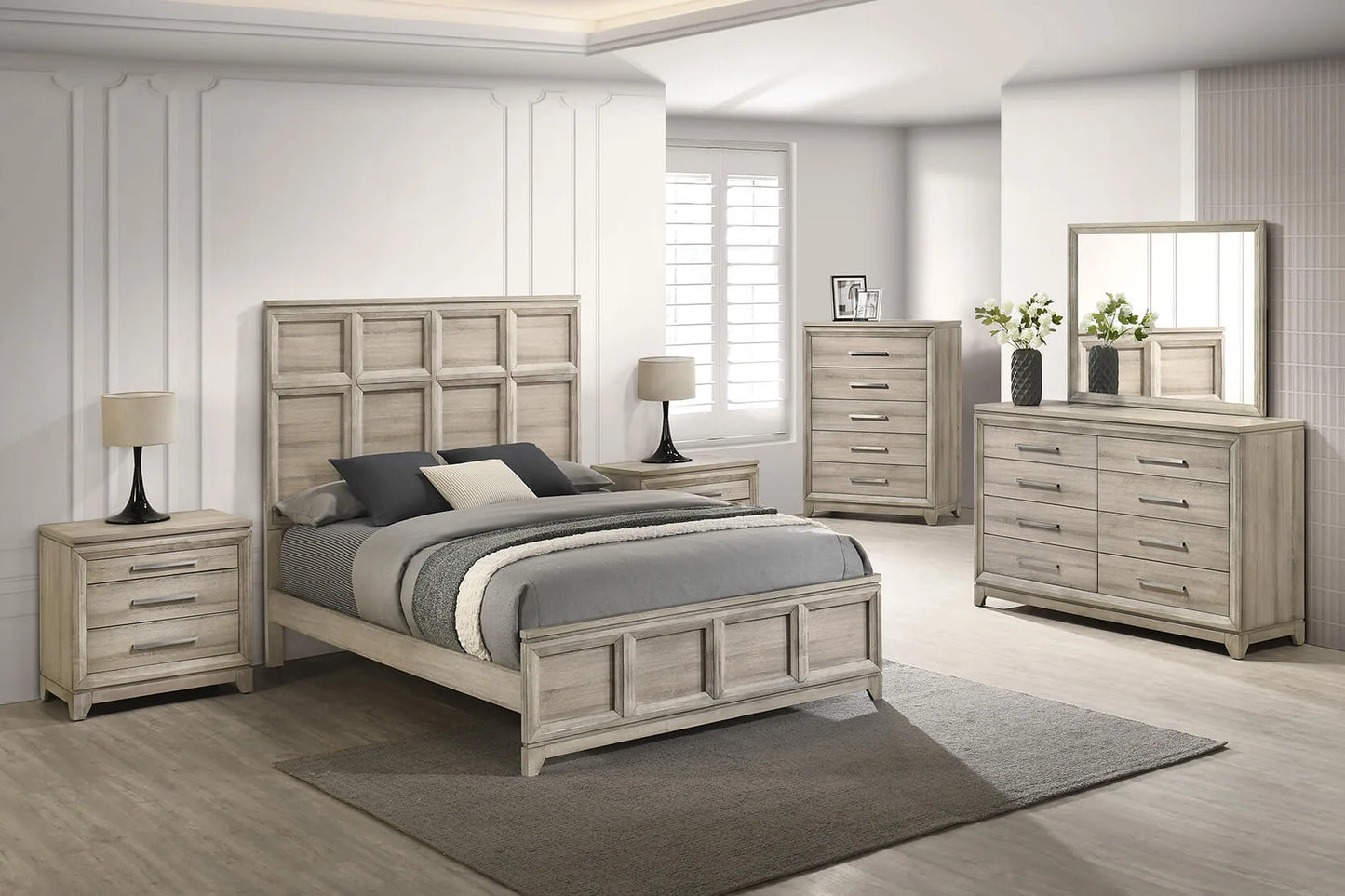 B840 Geige 4 Pc Bedroom Collection