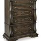 Maylee 5 Drawer Dark Brown Chest B947-46