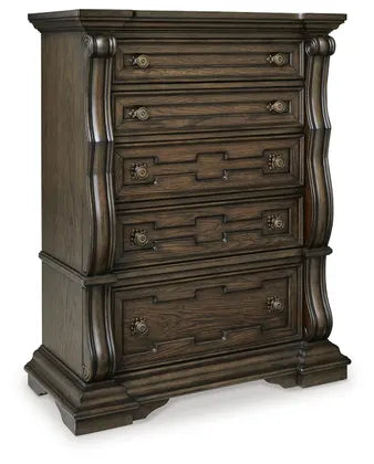 Maylee 5 Drawer Dark Brown Chest B947-46