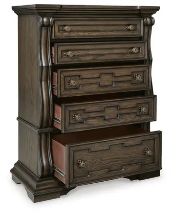 Maylee 5 Drawer Dark Brown Chest B947-46
