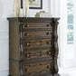 Maylee 5 Drawer Dark Brown Chest B947-46