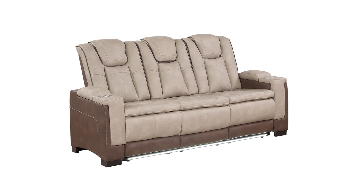 Bruno Brown 2 Pc Living Room Set