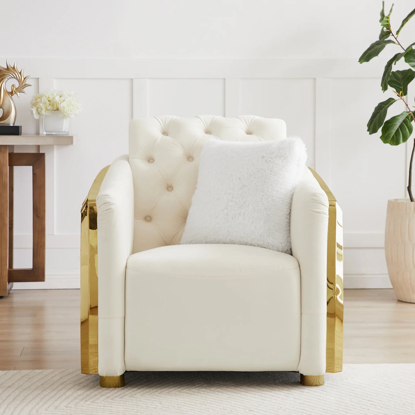 Artisan Furniture 8019 Velvet Chair - 3 Colors