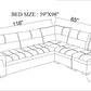 Demka Home Cansas Prime Sectional Sleeper