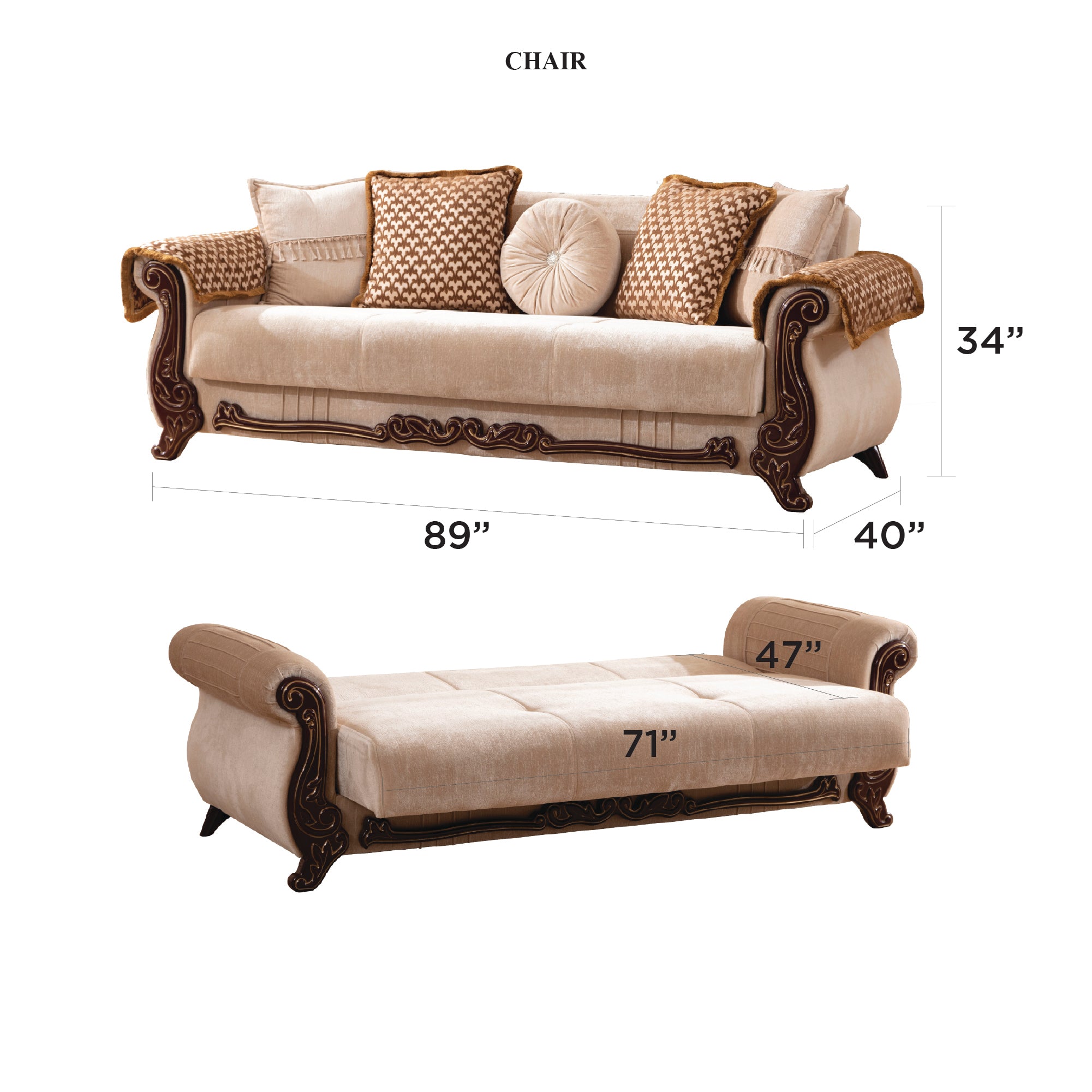 Galaxy Home Carmen 2 Pc Sofa Collection