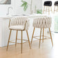 CH267 Bar Stool Boucle Fabric - Set of 2