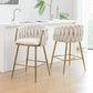 CH267 Bar Stool Boucle Fabric - Set of 2