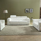 Charlise White 2 Pc Sofa Collection by Cosmos