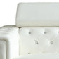 Charlise White 2 Pc Sofa Collection by Cosmos