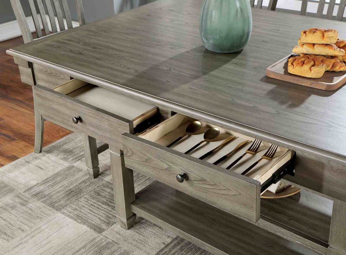 Anaya 7 Pc Gray Dining Collection CM3512GY-PT